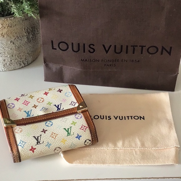 Louis Vuitton White Multicolor Wallet - Picture 2 of 13